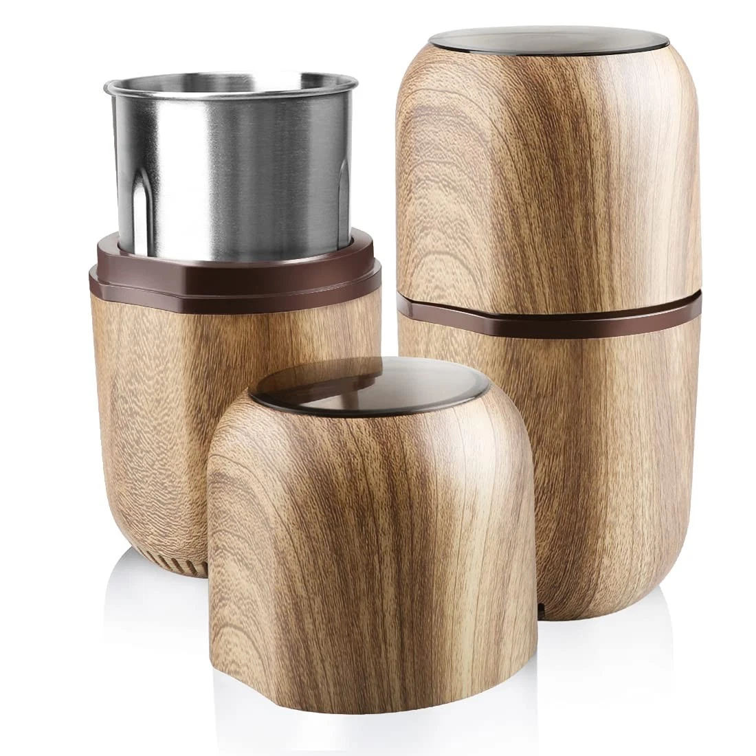 Herb Grinder [large capacity/fast/Electric ]-Spice Herb Coffee Grinder with P...