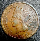 1888 Indian Head Cent. VF+ Condition Full Liberty