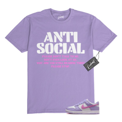 Dunk Lilac Bloom Pink Beyond Hydrangeas Lavender White T Shirt to Match AS