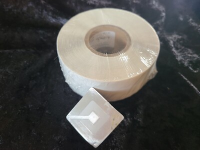 Single ROLL of 8.2 MHZ EAS Security LABELS TAGS 40x40mm (500pcs/Roll) GF4040H PW