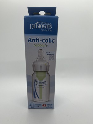 Dr. Brown s Natural Flow Anti-Colic Options+ Narrow Baby BOTTLE 120mL New