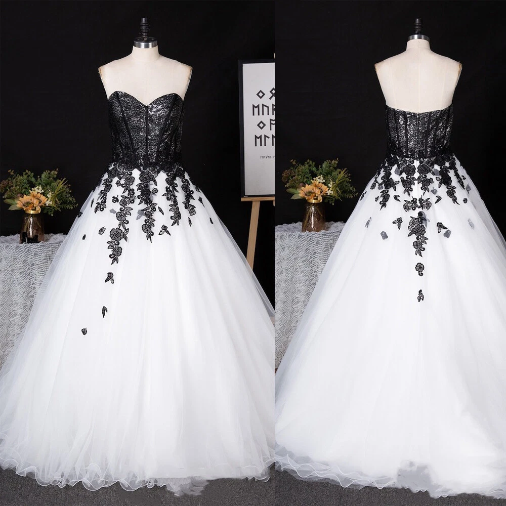 Black and store white butterfly dress