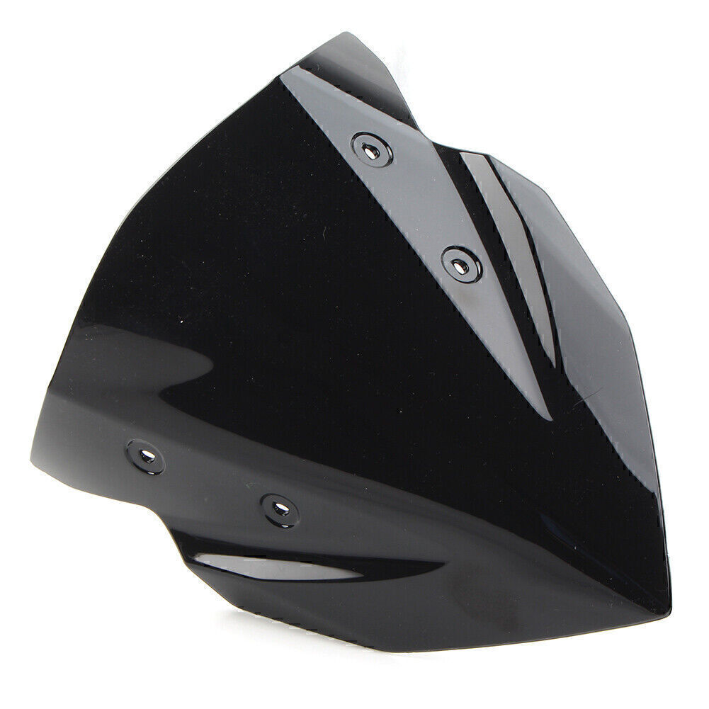 Black Motorcycle Windshield Windscreen For Kawasaki Z400 20182022 2021