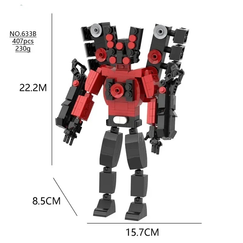 Skibidi Toilet Man Monitor Man Titan Speaker Man Titan Figure | eBay