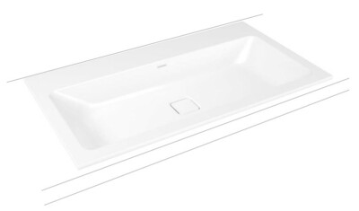 Kaldewei Cono Einbauwaschtisch / Einbau-Waschbecken aus Stahl-Email