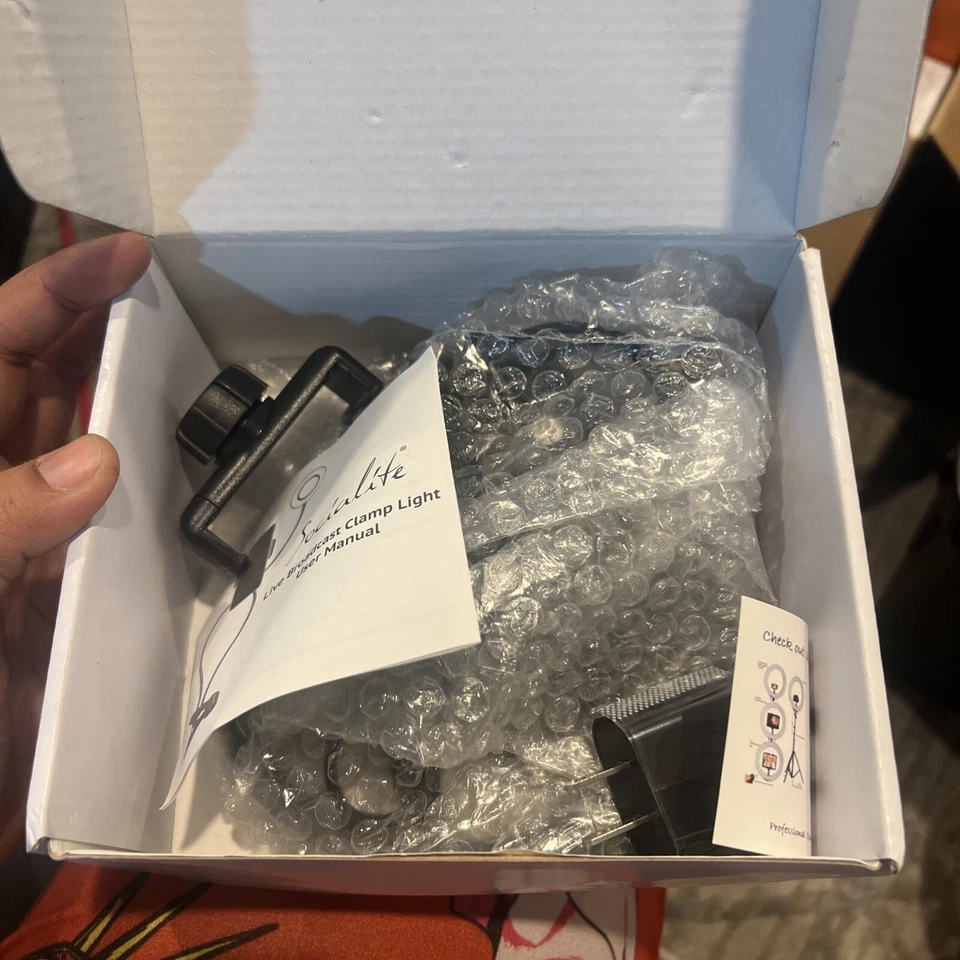 Socialite LED Selfie Ring Light with Cell Phone Holder  Live Stream Lamp USA - Image 2 of 2