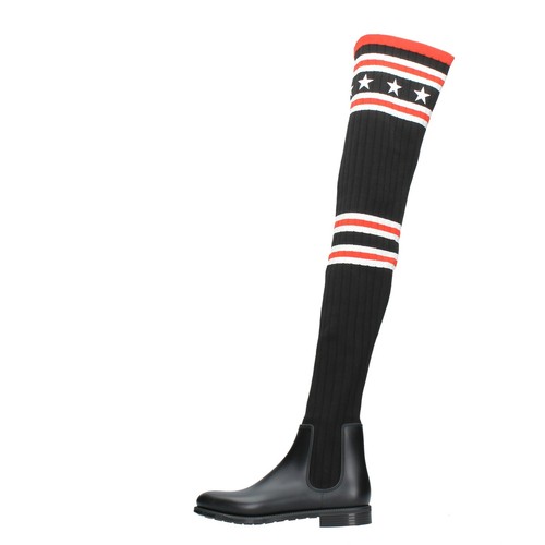 JV0952_GIVE Scarpe Stivali Cuissard GIVENCHY Paris Donna Nero | eBay