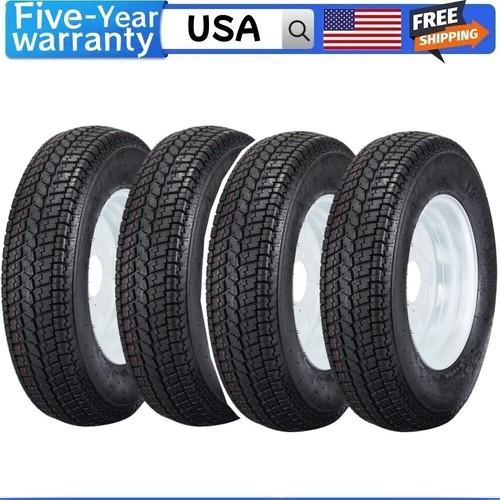 Hi-Run ST205/75D14 Trailer Tire and 5-Hole Wheel Replacement