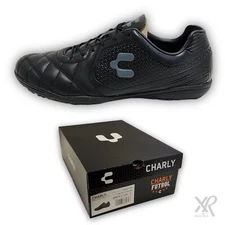 Charly Legendario LT TF Soccer Futbol Turf Black Men's 1086211001 Size 12