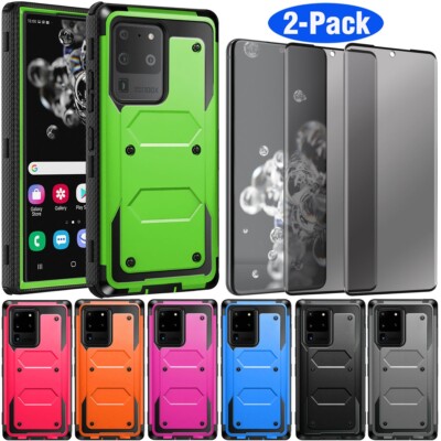 For Samsung S20 FE S20 Plus Ultra Case Shockproof Cover Privacy Screen  Protector
