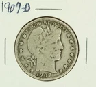 1907-D Barber Half Dollar : Fine Details