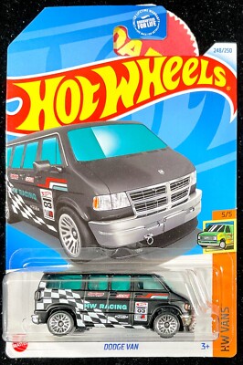 Hot Wheels Dodge Van - HW Racing, Q Case. 2024, Nice Detail, Combo Ship Avail $1