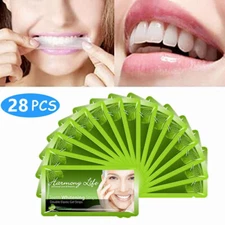 28pc Teeth Whitening Strips 6%HP Tooth Whitener White Bleaching Strips