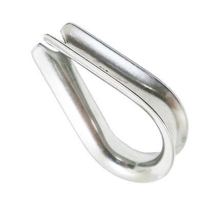 10 ea 316 Stainless Wire Rope Standard Duty Thimbles 3/8''