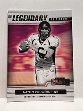 2021 Panini Contenders Draft Picks Aaron Rodgers Legendary #3 Green Bat NY JETS