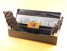 Drill Hog® 115 Pc Drill Bit Set Letter Number HI-Molybdenum M7 Lifetime Warranty