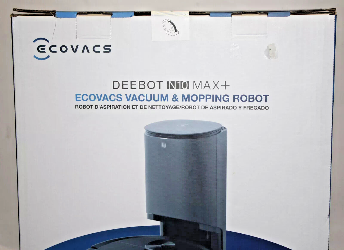 ECOVACS DEEBOT N10 MAX + Vacuum & Mopping (Black) | eBay