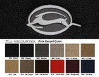 Lloyd Mats Velourtex Chevrolet Impala Deer 4pc Logo Floor Mats (1958 & Up) 