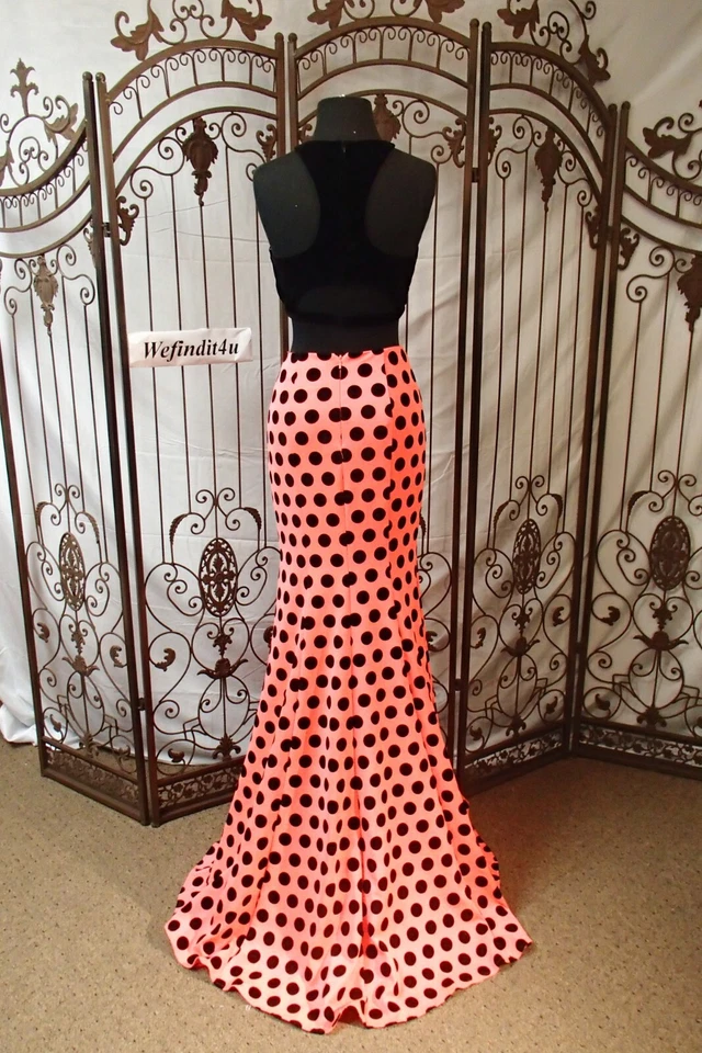 V659 LA FEMME 24297 NEGRO UVA FRUTA $348 TALLA 2 VESTIDO FORMAL FIESTA GRADUACIÓN VESTIDO Foto 3 de 4