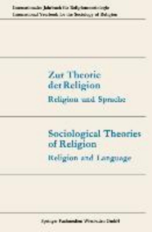 Thumbnail - Zur Theorie Der Religion / Sociological Theories Of Religion, Günter
