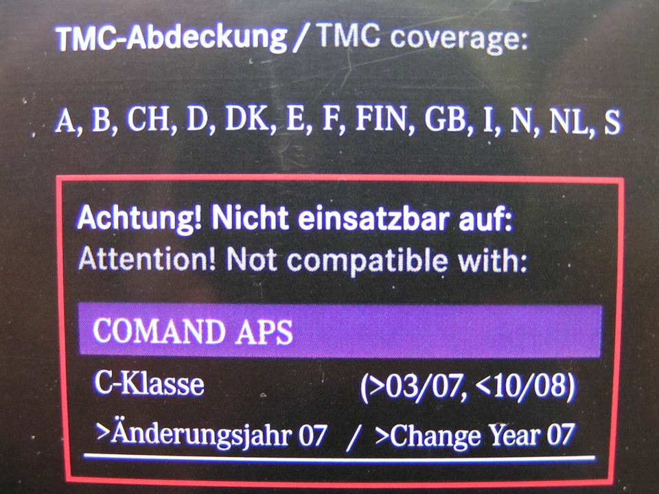 DVD NAVIGATION MERCEDES BENZ COMAND APS 2018 C KLASSE GLK SLS AMG 15.0 NTG 4 TOP - Bild 3 von 4