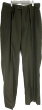 Vintage Slovakian Euro Surplus Military Uniform Pants 31 x28 Slovakia Army Green