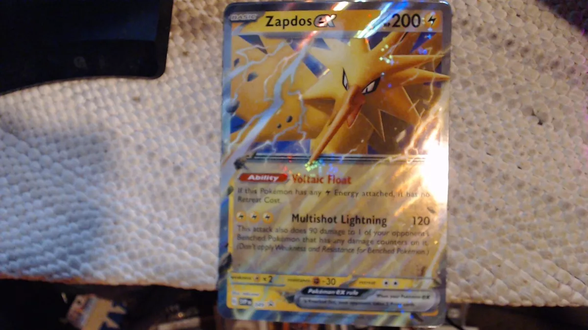 Pokemon 151 - Zapdos ex (SVP 049) Black Star Promo - JUMBO Card - NM