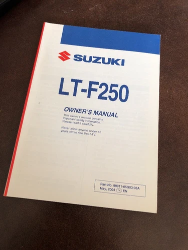 MANUAL, OWNER'S *{MODEL K5 E33}*