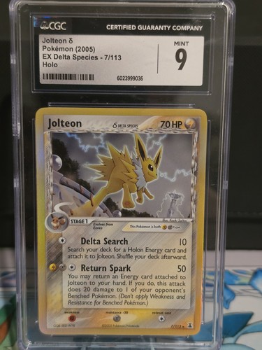 Jolteon δ graded CGC 9 for sale on eBay