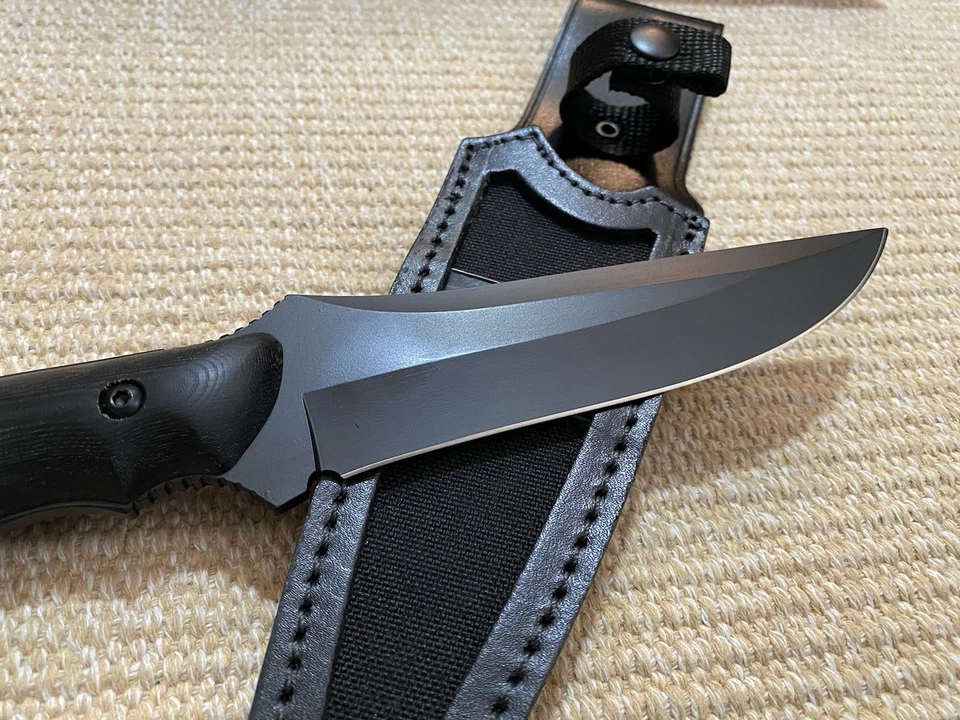 Cuchillos tácticos Muela Storm 440 cuchillo de hoja fija mango Micarta Foto 4 de 4