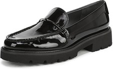 Franco Sarto Senna Women's Black Patent Loafers NW/OB 9W