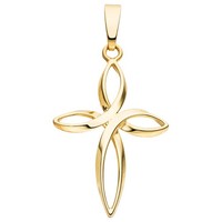 AnhäNger Kreuz 31,7X19,5Mm Aus 375 Gold Gelbgold GläNzend GoldanhäNger