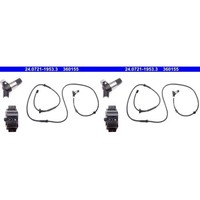 2X ATE ABS-SENSOR Raddrehzahl ABS-FÜHLER Hinten Passend FüR Seat Inca VW Caddy