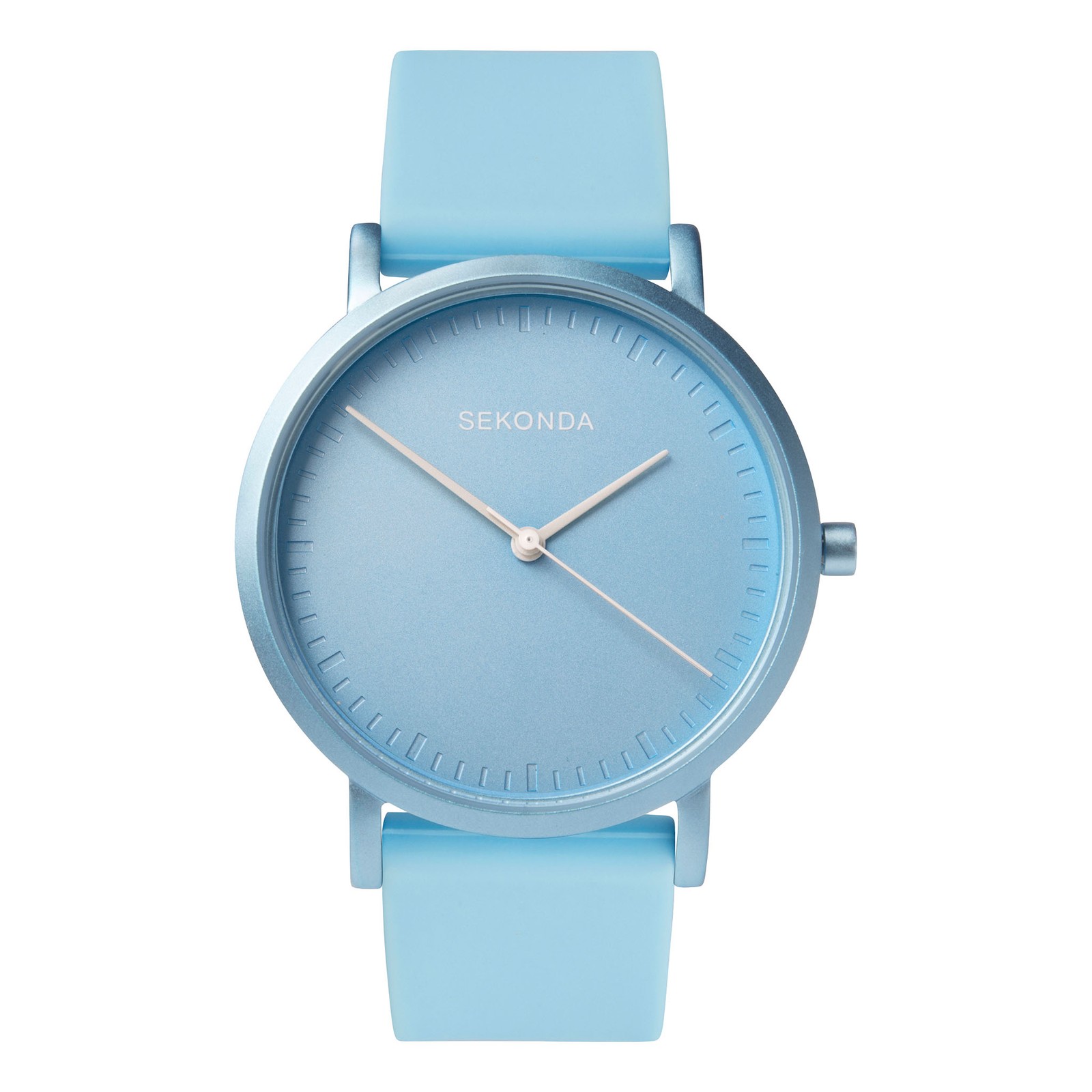 Sekonda Ladies Light Blue Silicone Strap 36mm Casual Watch 40393