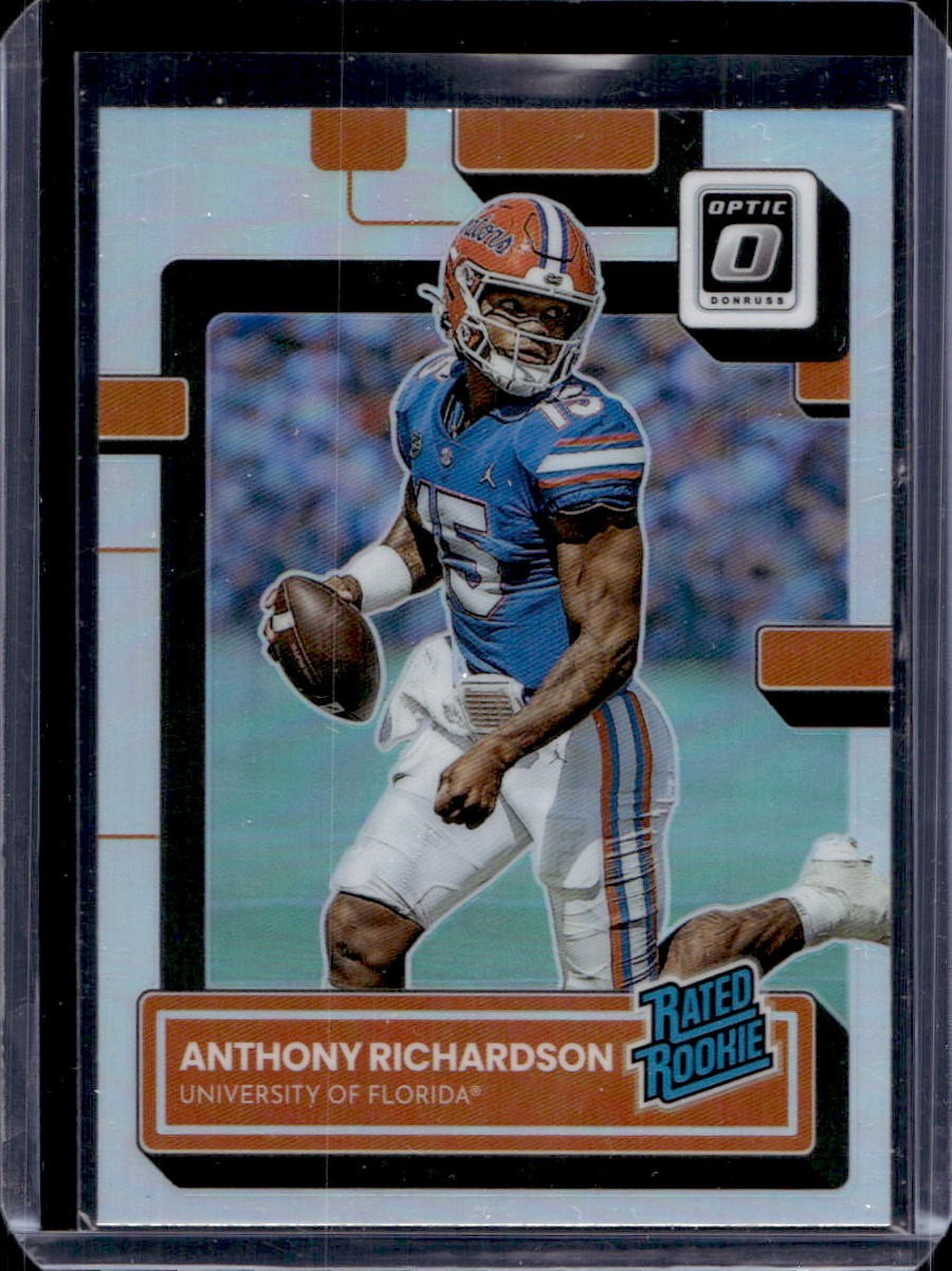 Anthony Richardson 2023 Panini Chronicles Draft #11 Optic Rated Rookie Holo