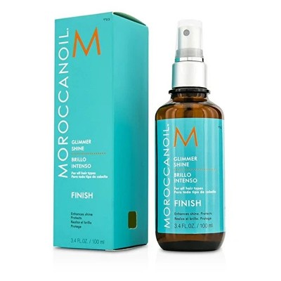 Moroccanoil Glimmer Shine FINISH Spray For All Hair Types 3.4 oz / 100 ml NEW