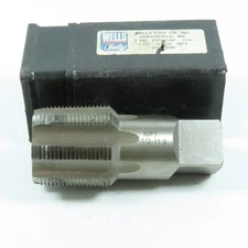 Wells Tools 1-1/2"-11 1/2 NPT Straight Flute Taper Pipe Tap 6F USA