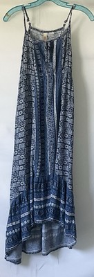 ROUTE 66 Blue Floral Print SunDress Girls Size 10-12