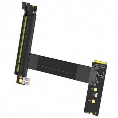 M.2 Key M Extender Cable to PCIE 16X Graphics Card Risers Adapter PCIe 16x Cable
