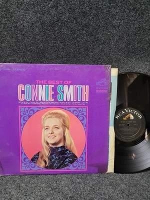 Vintage Connie Smith The Best Of 12'' Black Vinyl LP 1967 RCA Victor Country