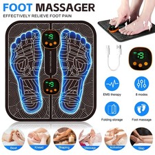 USB Electric Foot Massager EMS Feet Massage Machine Circulation Booster Feet Leg
