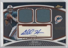 2010 Topps Finest Auto Dual Relic 20/110 Chad Henne #FADR-CH Auto 0nr3