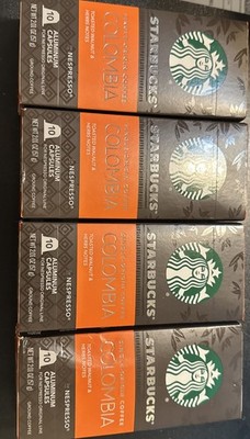 Starbucks Nespresso Original Coffeemaker Coffee Pods 40 Count Columbia 14/8/2025