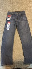 Wrangler Five Star Boys Straight Jeans Medium Wash Blue Denim 14 Slim Pockets