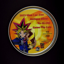 "Yu-Gi-Oh!" - Silbermünze  1oz  "It´s time to Duel, it´s your Move"