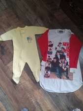 Lot Of (2) Vintage Kid's Clothing Pieces; Paddington  And New Kids On The Block