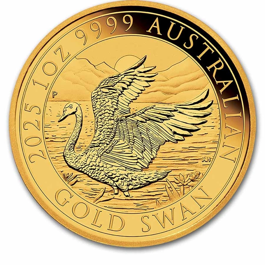 2025 Australia 1 oz Gold Swan MS-70 NGC (Early Release) - Image 2 of 4
