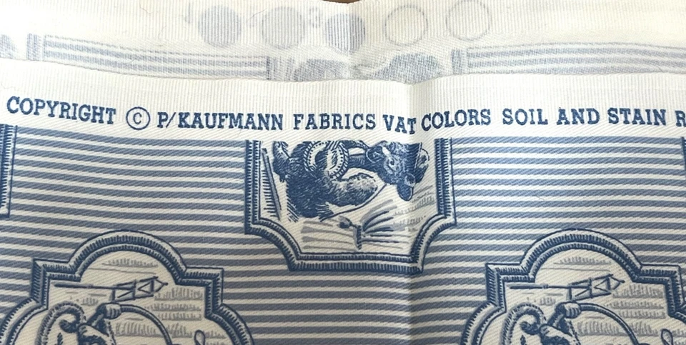 P Kaufman Musical Animals Fabric fabric boy nursery RARE OOP toile cotton BTY - Image 3 of 4