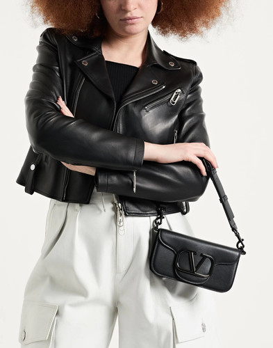 Valentino Garavani - Women - Leather Baguette bag - Black