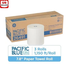 Recycled Paper Towels Hardwound Roll Fits Pacific Blue Dispensers Bulk 1150ft US